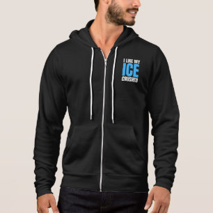 Lustig Ich mag mein Eis zerstoßen Lustig Herren Hoodie