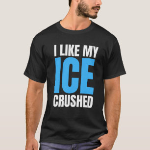 Lustig Ich mag mein Eis zerstoßen Lustig Herren T-Shirt