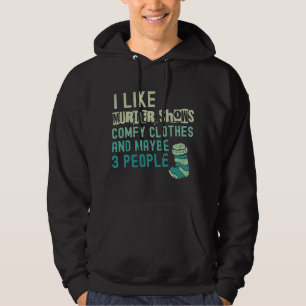 Lustig, ich mag True-Crime-Sendungen, bequeme Klei Hoodie