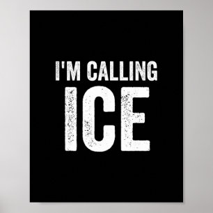 Lustig, ich nenne Eis-Spaß-Gag-Novität-Polizei-Cop Poster