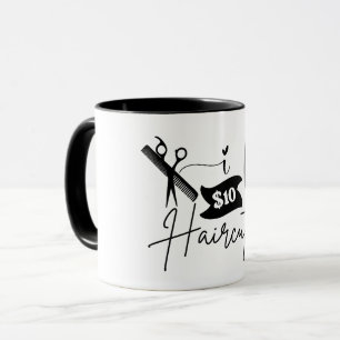 Lustig, ich repariere 10-Dollar-Haarschnitte, Hair Tasse