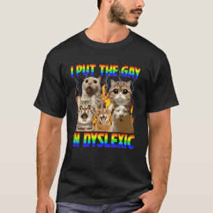 Lustig, ich stecke das Schwule in Legasthenie-Bewu T-Shirt