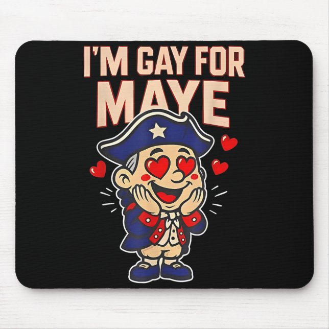 Lustig, ich stehe auf Maye  Mousepad (Vorne)