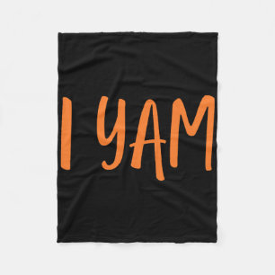 Lustig ich Yam Thanksgiving Paare Mein Süßkartoffe Fleecedecke