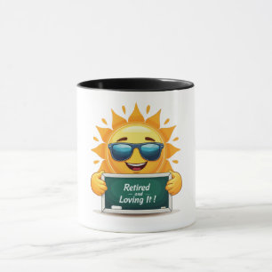 Lustig "Im Ruhestand und ich liebe es!" Glückliche Tasse