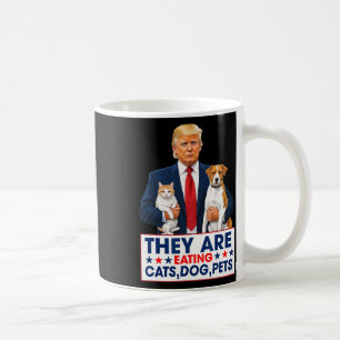 Lustig ist, dass sie die Hunde die Katzen die Haus Kaffeetasse