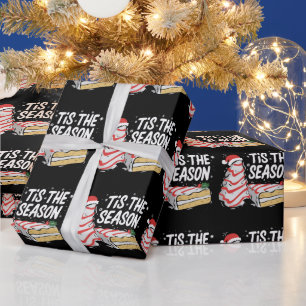 Lustig ist die Saison Weihnachtsbaum Torten Debbie Geschenkpapier