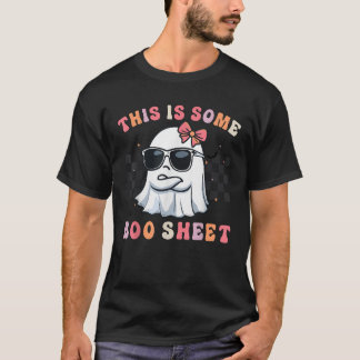 Lustig ist dieses Boo-Blatt Kleinkind Mädchen Frau T-Shirt