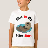 Lustig ist dieses mein Otter-Shirt