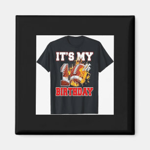 Lustig ist mein 10. Geburtstag 10 Jahre alt Fußbal Magnet