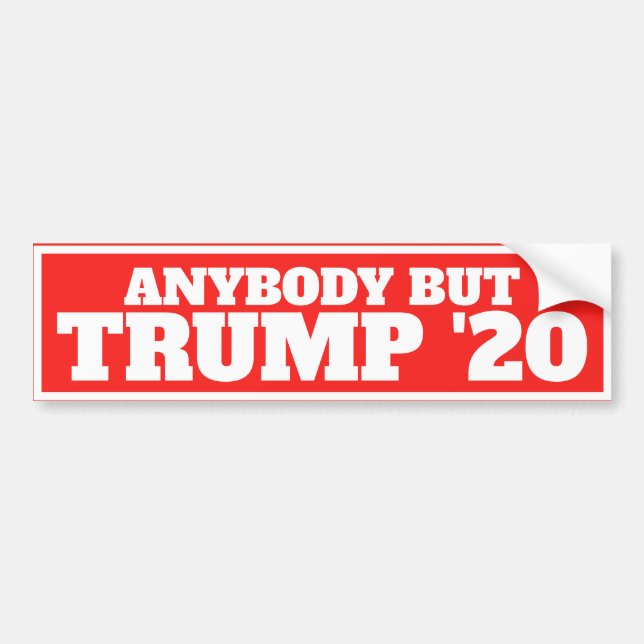 Lustig "jedes aber Trumpf 20" Autoaufkleber (Vorne)