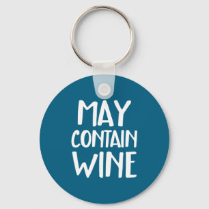 Lustig, kann Wein enthalten Schlüsselanhänger