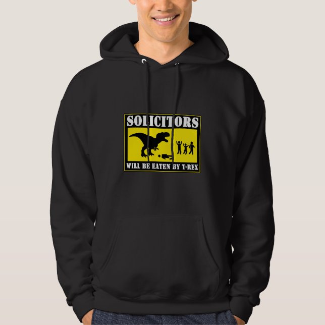 Lustig kein Anbieten Hoodie (Vorderseite)