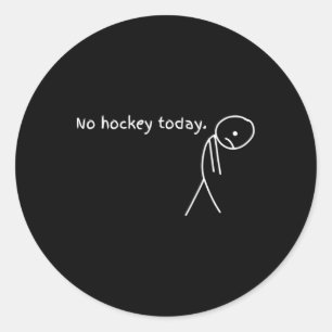 Lustig Kein Hockey Heute Runder Aufkleber