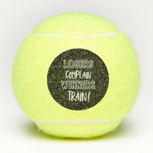 Lustig klatschen Sie Gesprächs-Sieger, Zug-, Tennisbälle