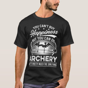 Lustig können Sie Glück-Bogenschießen nicht kau T-Shirt