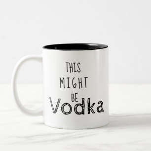 Lustig könnte dieser Wodka sein Zweifarbige Tasse