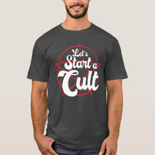 Lustig, lass uns einen Kult gründen Großer Teufel T-Shirt