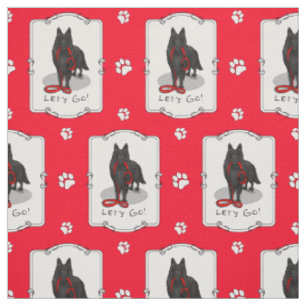 Lustig Lass uns gehen! Belgischer Schäferhund (sch Stoff