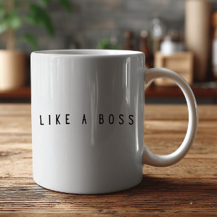 Lustig: Like a Boss Kaffeetasse