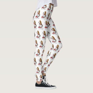 Lustig Los geht's! Basset Hound Spaziergang (dreif Leggings