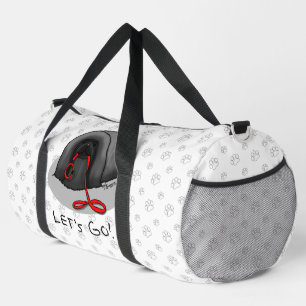 Lustig Los geht's! zum Spaziergang Pekingese-Hund Duffle Bag