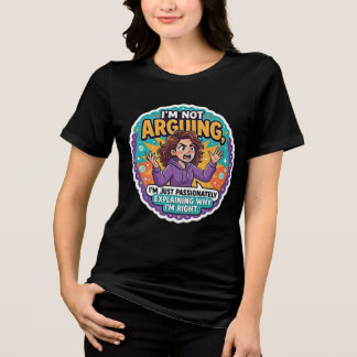 Lustig Lustig Ich Streite Nicht Tri-Blend Shirt