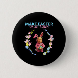 Lustig Mach Ostern wieder groß Präsident Donald Tr Button