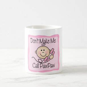 Lustig machen Sie mich Anruf-Papaya nicht Kaffeetasse