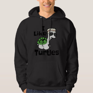 Lustig mag ich Schildkröten mit Süßen Cartoon-Baby Hoodie