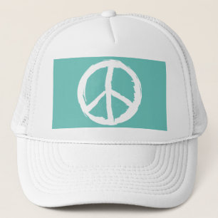 lustig malerisch PEACE SYMBOL Trucker Hat Truckerkappe