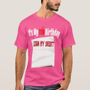 Lustig Mein 118. Geburtstag Schild Mein Design 118 T-Shirt