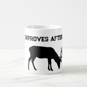 Lustig Mein Ziel Verbessert Sich Nach Kaffee Deer Kaffeetasse