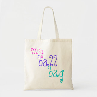 lustig, "meine Balltasche" für Bälle der Wollen Tragetasche