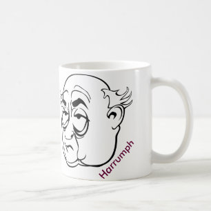 Lustig: Mürrische alter Mann-Tasse, "Harrumph " Kaffeetasse