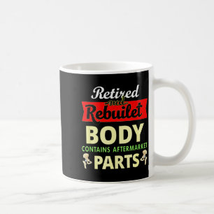 Lustig nach Hüftoperation Erholung Bionische Hüfte Kaffeetasse