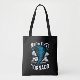 Lustig Nicht Mein Erster Tornado Retro-Sturmjäger Tasche