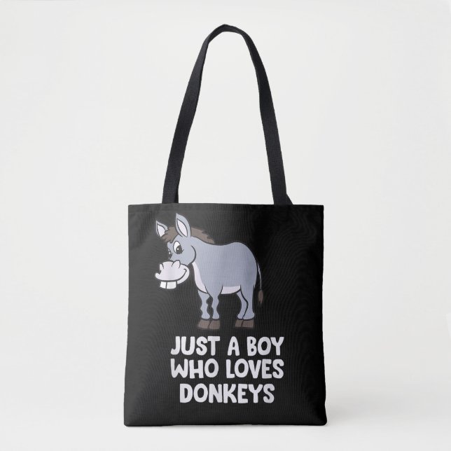 lustig Nur ein Junge, der Lieben Donkeys Tasche (Vorderseite)