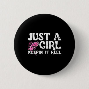 Lustig Nur Ein Mädchen Beim Echt Bleiben Beim Ange Button