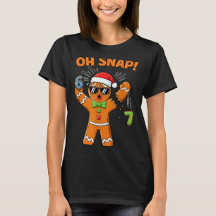 Lustig Oh Snap 67 Sechs Sieben Meme Lebkuchenmänne T-Shirt