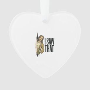 Lustig Religiös Ich sah das Vintage Ornament