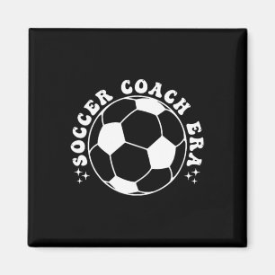 Lustig Retro In Meiner Fußballtrainer-Ära Lustiger Magnet