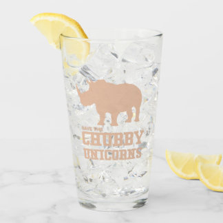 Lustig retten Sie den Chubby Glas