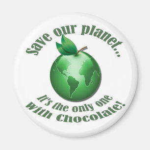 Lustig retten Sie unseren Planeten Magnet