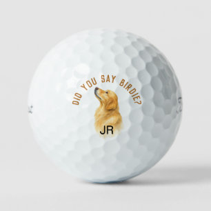 Lustig, sagten Sie Birdie Hund Personalisierte Anf Golfball