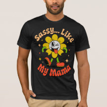 Lustig Sassy Wie Meine Mama Retro Cartoon Schwarze