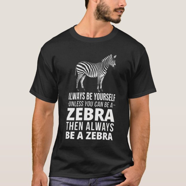 Lustig Sei Immer Du Selbst T-Shirt (Vorderseite)