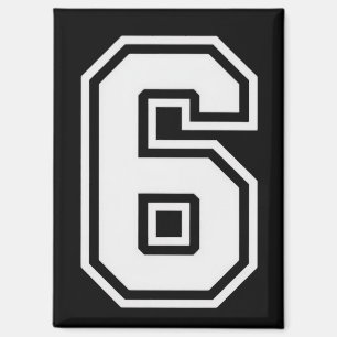 Lustig Six Seven 6 7 Meme Magnet