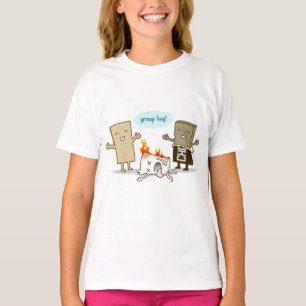 Lustig - S'Mores Gruppen-Umarmung T-Shirt