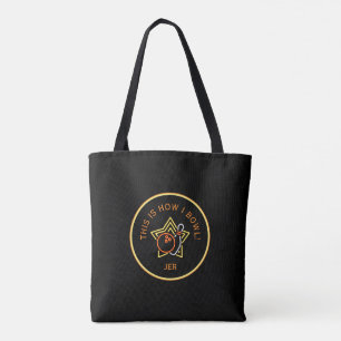 Lustig So bowle ich Retro-Bowling Tasche